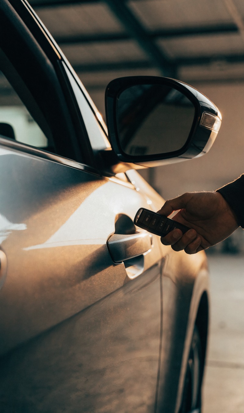 Ouverture d’une voiture avec une clé CLECOD