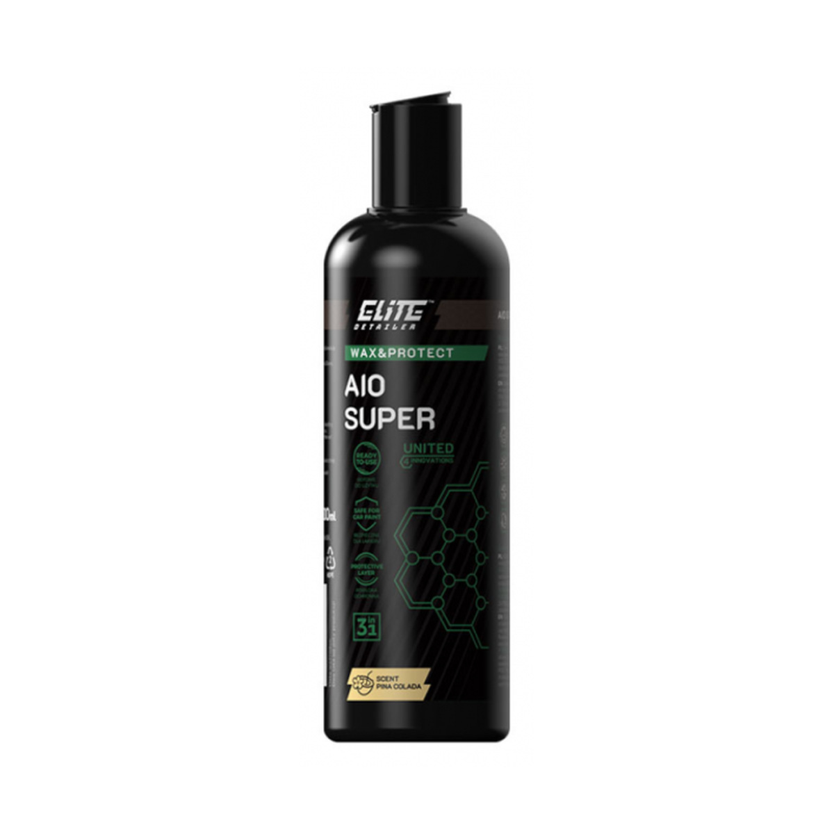 AIO Super — soin carrosserie 3-en-1 — Elite Detailer — 500 ml