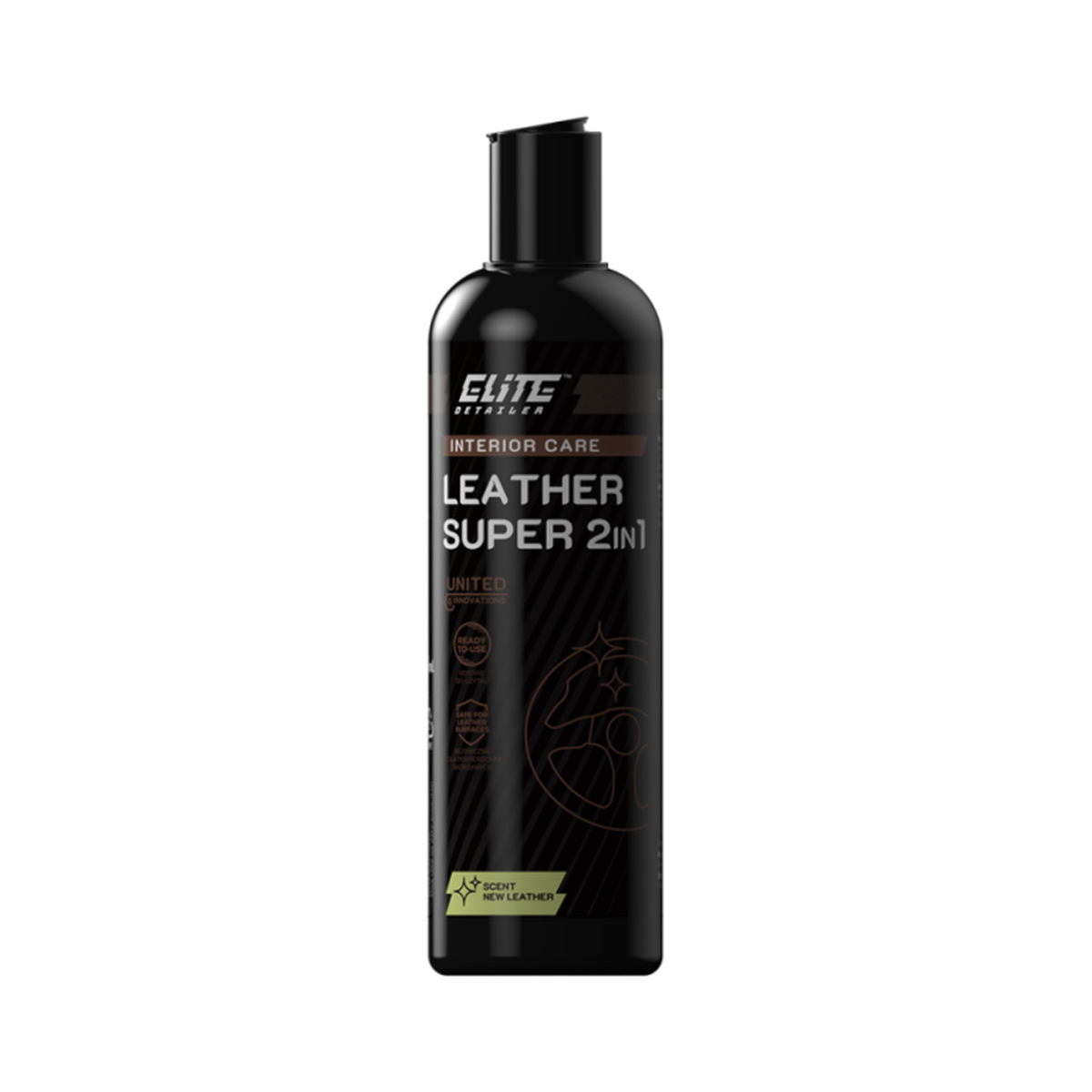 Leather Super 2 in 1 — nettoyant et soin cuir — Elite Detailer — 500 ml