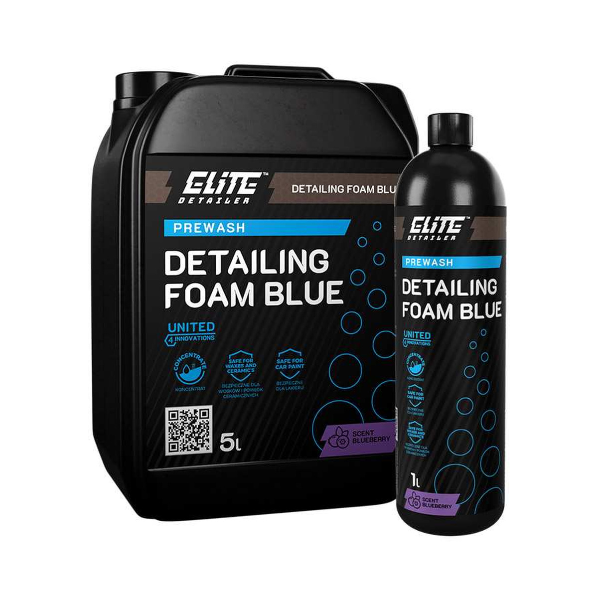 Foam Blue — mousse active à pH neutre — Elite Detailer — 1 L