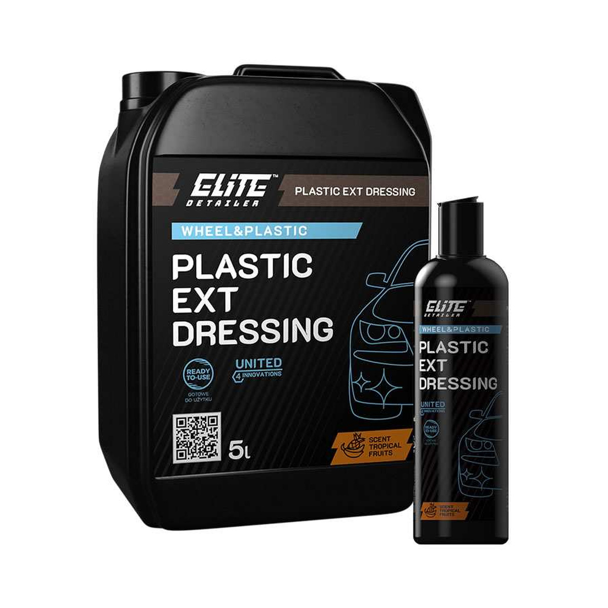 Plastic Ext Dressing — soin des plastiques extérieurs — Elite Detailer — 5 L