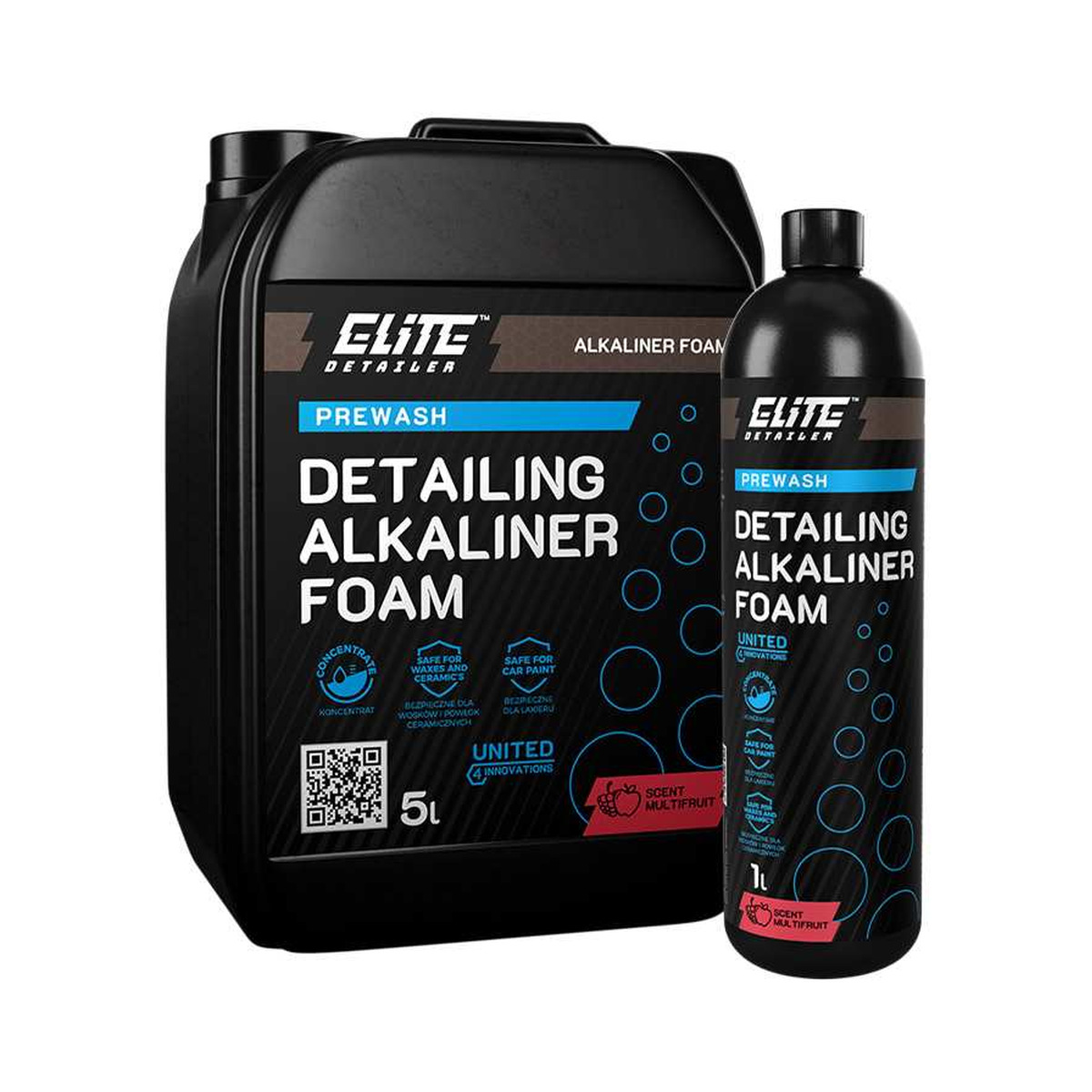 Alkaliner Foam — mousse active de prélavage — Elite Detailer — 1 L